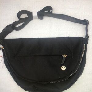 lululemon athletica Sleek Black Crossbody Bag